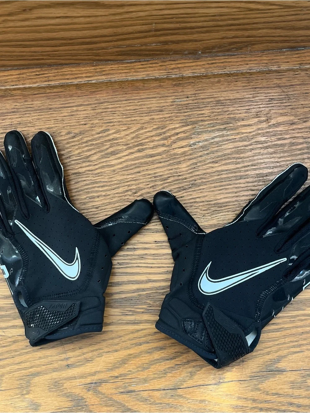 Nike Vapor Football Gloves Black And White Receiver Adult S